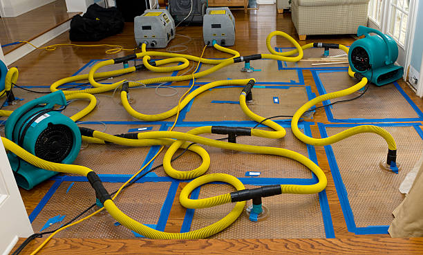 Professional Water Damage Restoration technician working in Cooleemee, NC